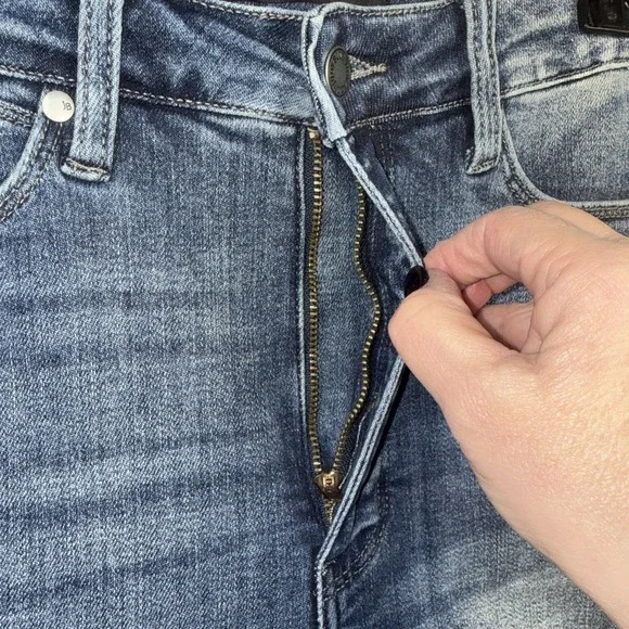 Judy Blue Blue Slim Boot Jeans Size 9/29 (28x30) Blue Medium Wash High Rise - Picture 6 of 16